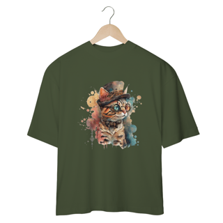Nome do produto CAMISETA OVERSIZED, CAT FUTURISTA