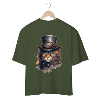 Nome do produto CAMISETA OVERSIZED, CAT FUTURISTA