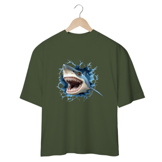 Nome do produto CAMISETA OVERSIZED, TUBARÃO