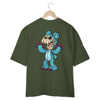 Nome do produto CAMISETA OVERSIZED COSTAS, URSINHO PYSCHO 