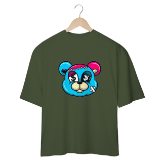 Nome do produto CAMISETA OVERSIZED, URSO NEVER GIVE UP 