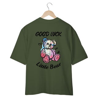 Nome do produto CAMISETA OVERSIZED COSTAS, URSINHO GOOD LUCK