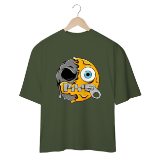 Nome do produto CAMISETA OVERSIZED, EXPRESSÃO FACE SILÊNCIO