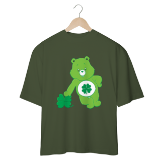 Nome do produto CAMISETA OVERSIZED, URSINHO TREVO DA SORTE
