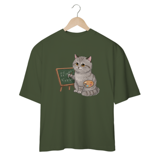 Nome do produto CAMISETA OVERSIZED, STUDIOUS CAT