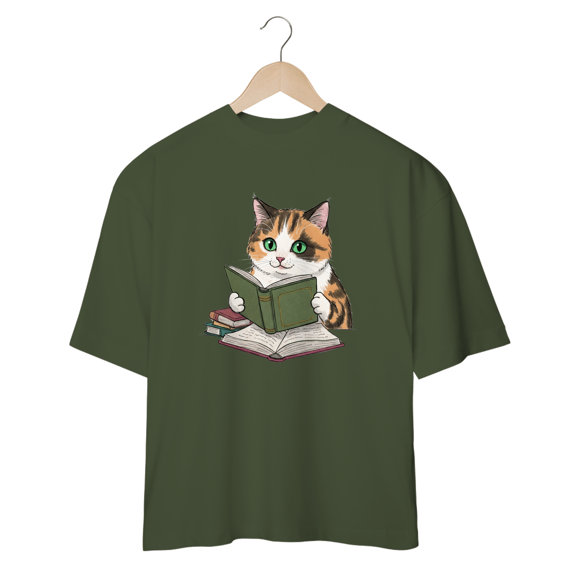 CAMISETA OVERSIZED, STUDIOUS CAT