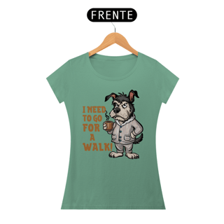Nome do produto CAMISETA BABY LONG ESTONADA, DOG COFFEE
