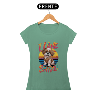 Nome do produto CAMISETA BABY LONG PRIME DOG, I LOVE SHIH-TZU