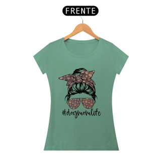 Nome do produto CAMISETA BABY LONG ESTONADA, PET DOG MOM