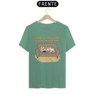 Nome do produto CAMISETA T-SHIRT ESTONADA, CAT FRASES