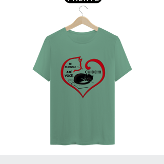 Nome do produto CAMISETA T-SHIRT ESTONADA, CAT ADOTE