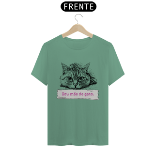 Nome do produto CAMISETA T-SHIRT ESTONADA, FRASES SOU MÃE DE GATO