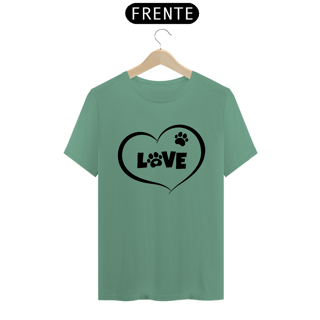 Nome do produto CAMISETA T-SHIRT ESTONADA, FRASE LOVE