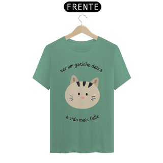 Nome do produto CAMISETA T-SHIRT ESTONADA, CAT FRASES