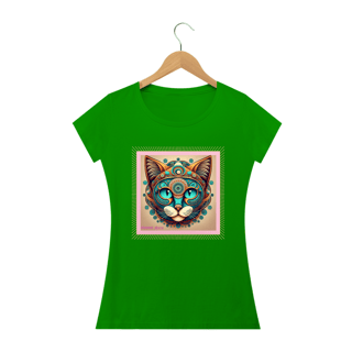 Nome do produto CAMISETA BABY LONG QUALITY, CAT MYSTIC 