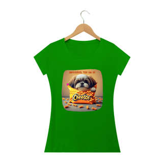 Nome do produto CAMISETA BABY LONG QUALITY, DOG CHEETOS IMPOSSIVEL  TER SO UM 