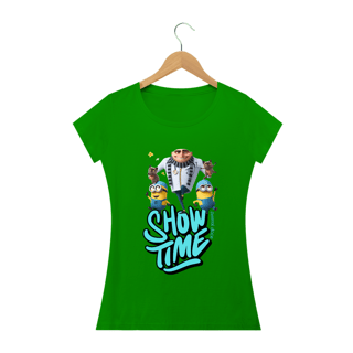 Nome do produto CAMISETA BABY LONG QUALITY CAT, MEU MALVADO FAVORITO SHOW TIME 
