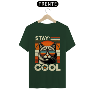 Nome do produto CAMISETA T-SHIRT ALGODÃO PIMA CAT, STAY COOL