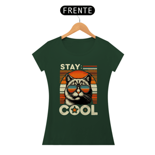 Nome do produto CAMISETA BABY LONG ALGODÃO PIMA CAT, STAY COOL 