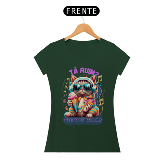 Nome do produto CAMISETA BABY LONG ALGODÃO PIMA CAT, TA RUIM