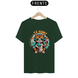 Nome do produto CAMISETA T-SHIRT ALGODÃO PIMA CAT, TA RUIM