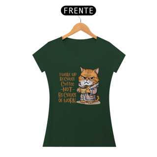 Nome do produto CAMISETA BABY LONG PIMA, CAT COFFEE