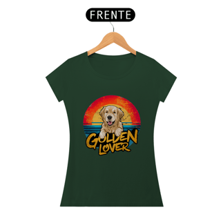 Nome do produto CAMISETA BABY LONG PIMA , DOG GOLDEN LOVER
