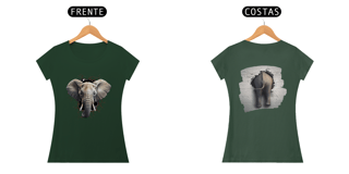 Nome do produto CAMISETA BABY LONG PIMA, ELEPHANT