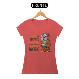 Nome do produto CAMISETA BABY LONG ESTONADA, DOG COFFEE