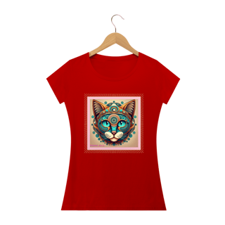 Nome do produto CAMISETA BABY LONG QUALITY, CAT MYSTIC 