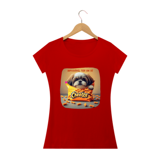 Nome do produto CAMISETA BABY LONG QUALITY, DOG CHEETOS IMPOSSIVEL  TER SO UM 