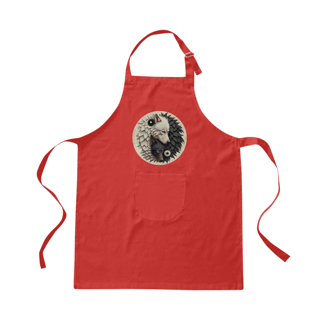 Nome do produto AVENTAL BRIM, WOLF YIN YANG