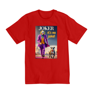 Nome do produto CAMISETA QUALITY INFANTIL DOG, JOKER-10 A 14 ANOS 