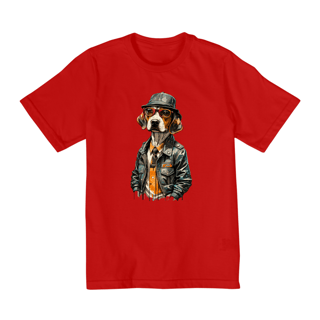 Nome do produto CAMISETA QUALITY INFANTIL, DOG BEAGLE SHERLOCK HOLMES-2 A 8 ANOS  