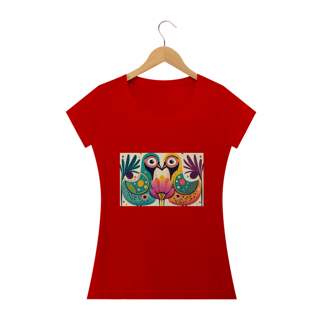 Nome do produto CAMISERA BABY LONG CLASSIC, COLORFUL BIRDS