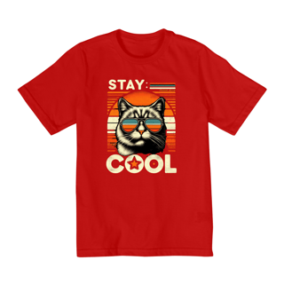 Nome do produto CAMISETA QUALITY INFANTIL CAT, STAY COOL-10 A 14 ANOS