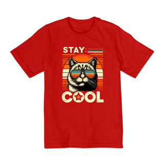 Nome do produto CAMISETA QUALITY INFANTIL CAT, STAY COOL-2 A 8 ANOS