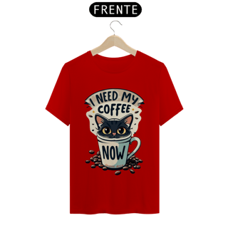 Nome do produto CAMISETA T-SHIRT CLASSIC, CAT COFFEE
