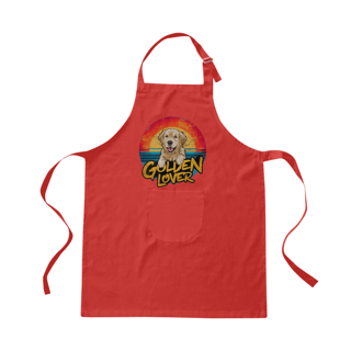 Nome do produto AVENTAL BRIM, DOG GOLDEN LOVER