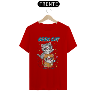 Nome do produto CAMISETA T-SHIRT CLASSIC, GEEK CAT