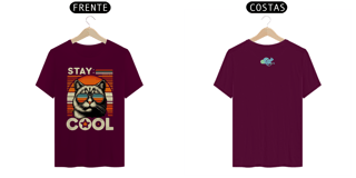 Nome do produto CAMISETA T-SHIRT CLASSIC F/V CAT, STAY COOL