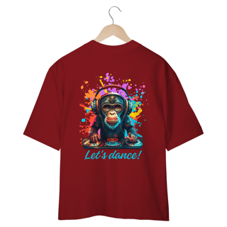Nome do produto CAMISETA OVERSIZED COSTAS, MONKEY LET´S DANCE