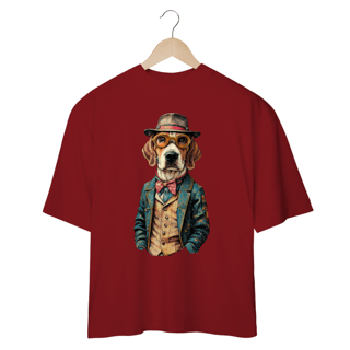 Nome do produto CAMISETA OVERSIZED, DOG BEAGLE SHERLOCK HOLMES