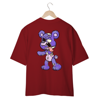 Nome do produto CAMISETA OVERSIZED COSTAS, URSINHO PYSCHO