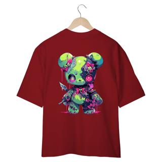 Nome do produto CAMISETA OVERSIZED COSTAS, URSINHO PYSCHO