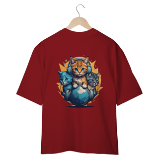 Nome do produto CAMISETA OVERSIZED COSTAS, CAT