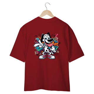 Nome do produto CAMISETA OVERSIZED COSTAS, DOG DÁLMATA