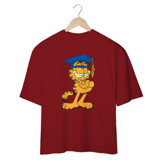 Nome do produto CAMISETA OVERSIZED, CAT GARFIELD FORMATURA