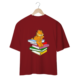 Nome do produto CAMISETA OVERSIZED, GARFIELD INTELECTO