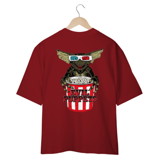 Nome do produto CAMISETA OVERSIZED COSTAS, FILME GREMLINS EVIL PUPPETS